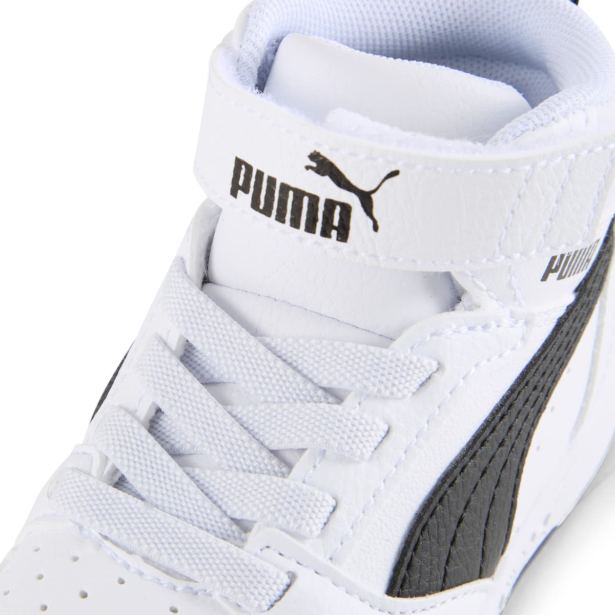 PUMA Rebound V6 Mid sneakers, Zwart/Wit, Maat 26 thumbnail 3