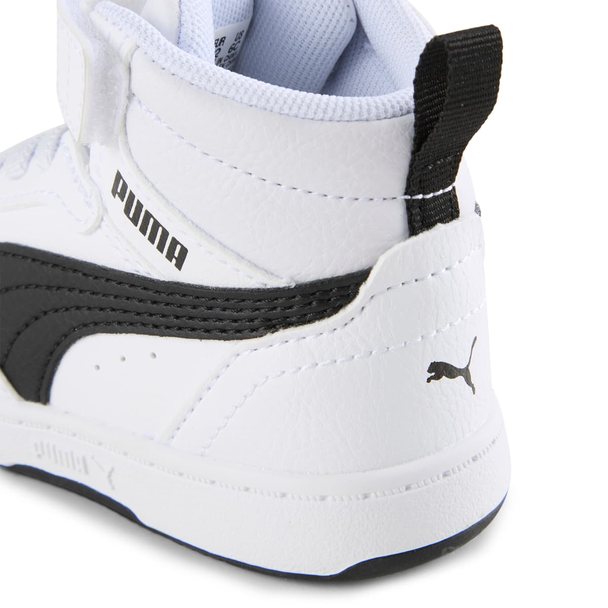 PUMA Rebound V6 Mid sneakers, Zwart/Wit, Maat 26 thumbnail 2