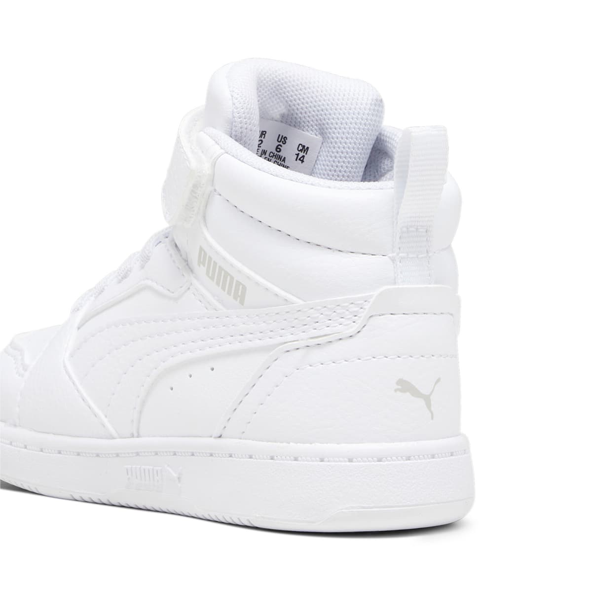 PUMA Rebound V6 Mid sneakers, Grijs/Wit, Maat 22 thumbnail 5