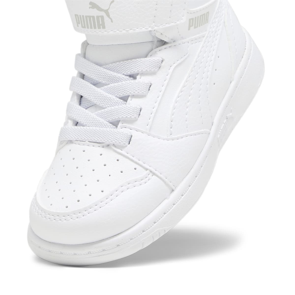 PUMA Rebound V6 Mid sneakers, Grijs/Wit, Maat 22 thumbnail 2