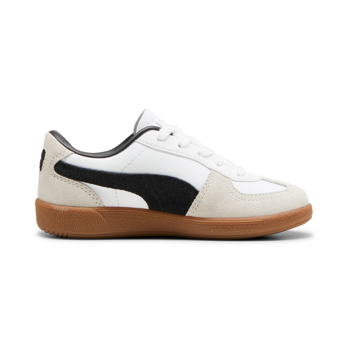 PUMA Palermo leren sneakers, Grijs/Wit, Maat 31 thumbnail 3
