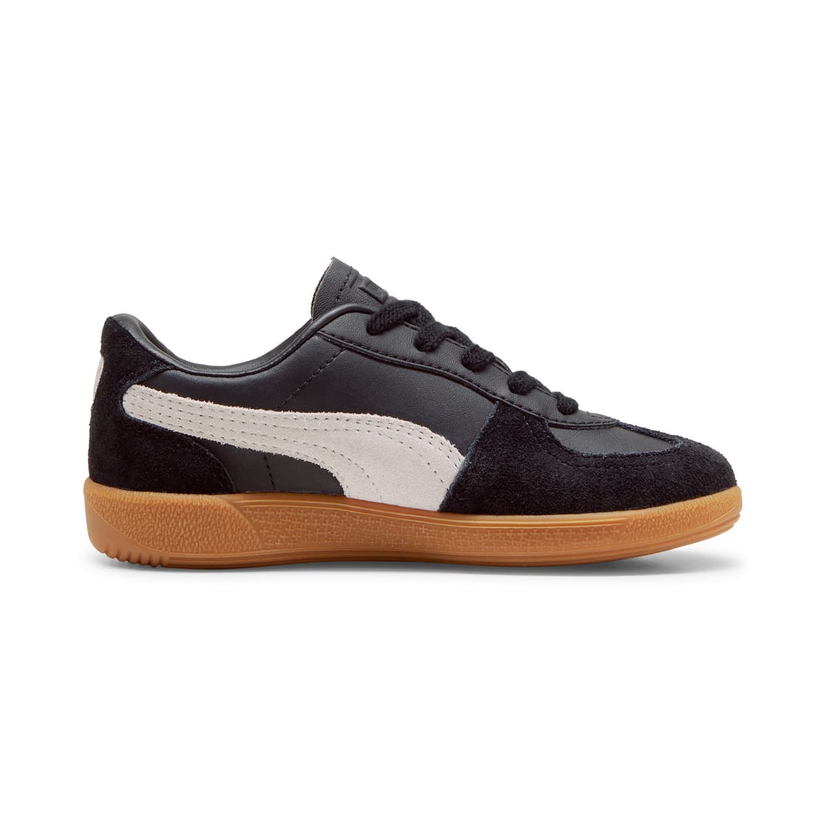 PUMA Palermo leren sneakers, Zwart/Grijs, Maat 32,5 thumbnail 3