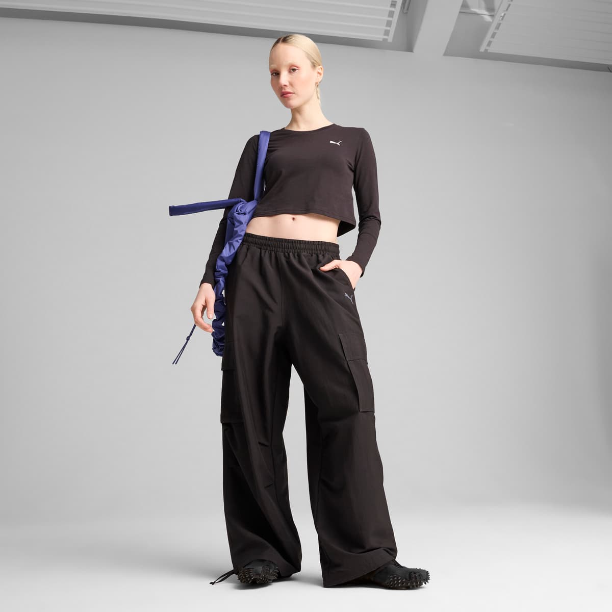 PUMA Mostro OG uniseks sneakers, Zwart/Zilver, Maat 36 thumbnail 9