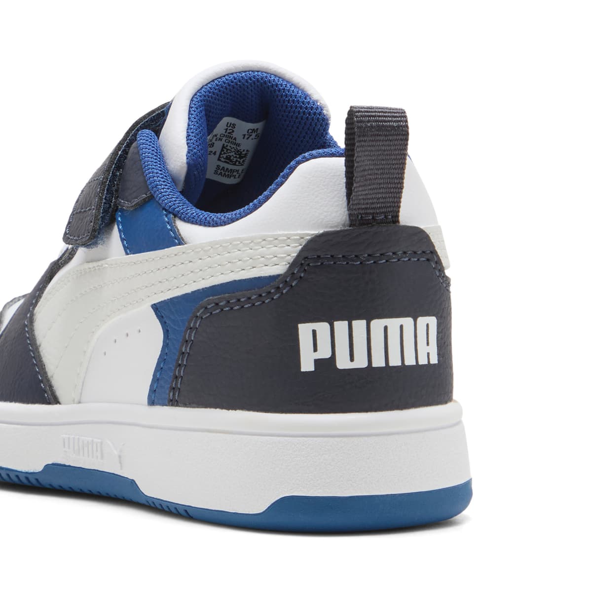 PUMA Rebound V6 Lo sneakers, Zwart/Grijs/Wit, Maat 34 thumbnail 5
