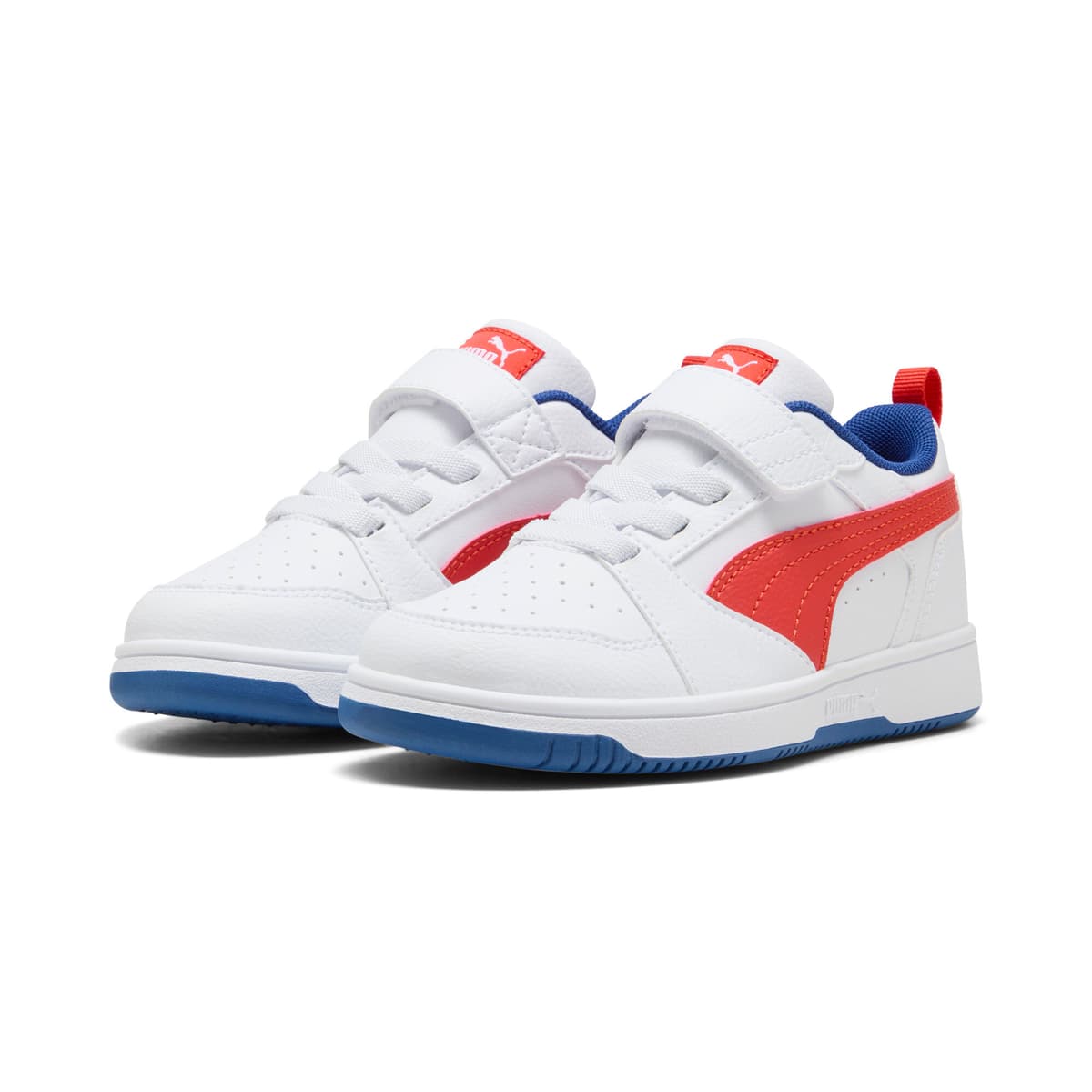 PUMA Rebound V6 Lo sneakers, Blauw/Rood/Wit, Maat 34 thumbnail 6