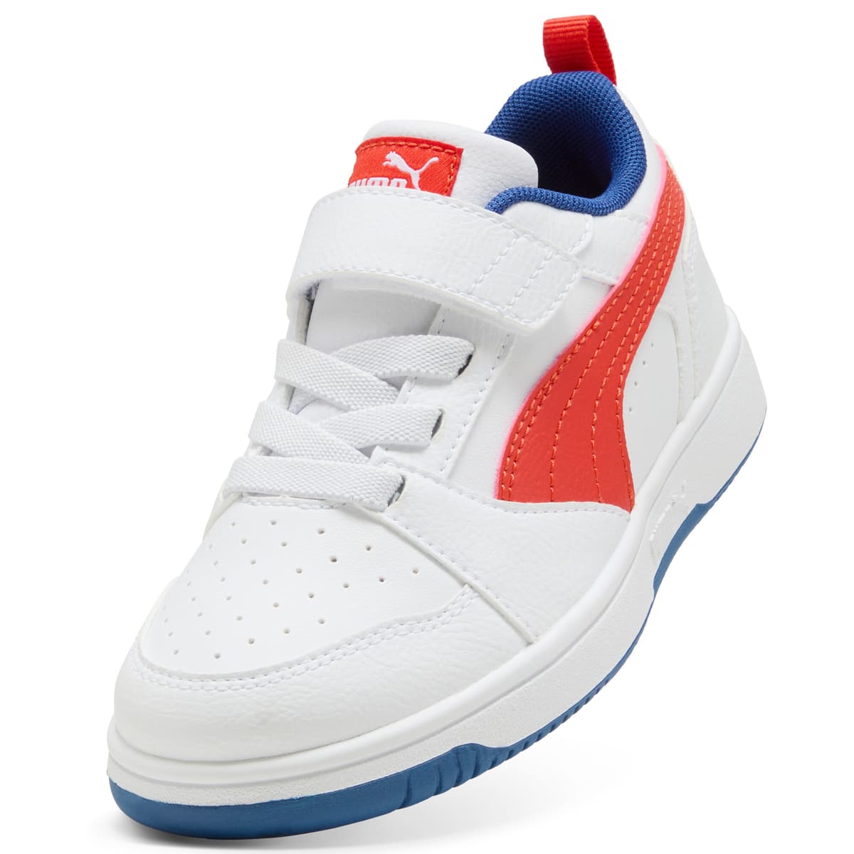 PUMA Rebound V6 Lo sneakers, Blauw/Rood/Wit, Maat 34 thumbnail 2