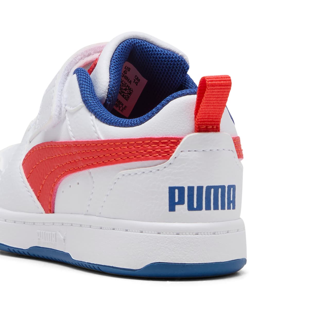 PUMA Rebound v6 Lo sneakers, Blauw/Rood/Wit, Maat 21 thumbnail 5