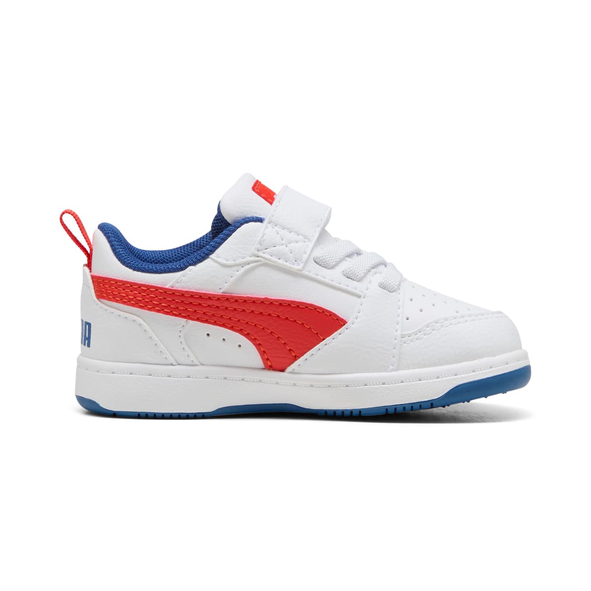 PUMA Rebound v6 Lo sneakers, Blauw/Rood/Wit, Maat 21 thumbnail 3