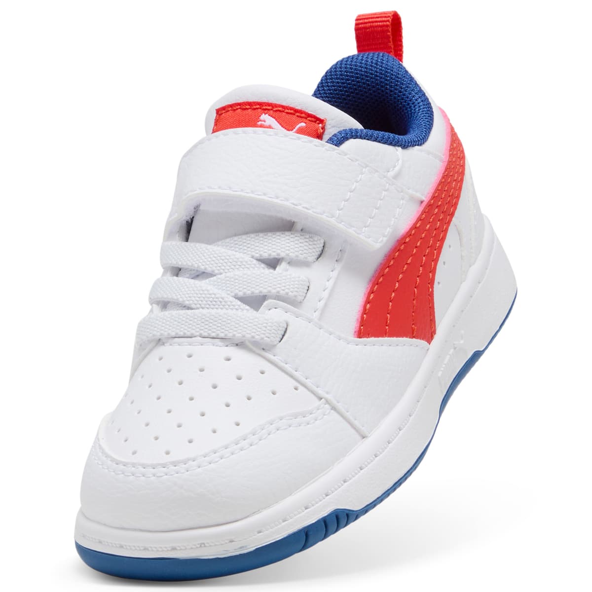 PUMA Rebound v6 Lo sneakers, Blauw/Rood/Wit, Maat 21 thumbnail 2