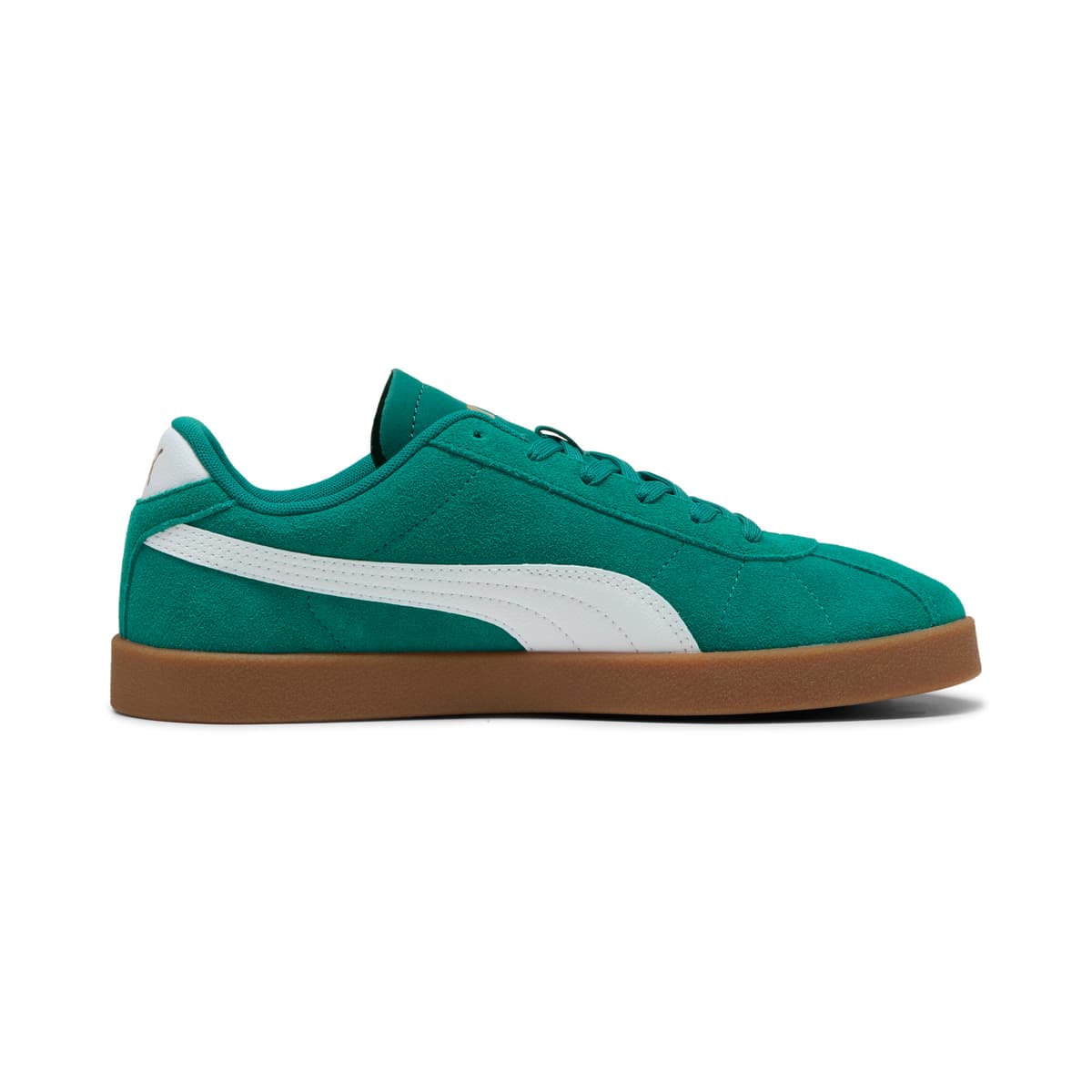 PUMA Club II Suede unisex sneakers, Groen/Wit/Goud, Maat 44,5 thumbnail 3