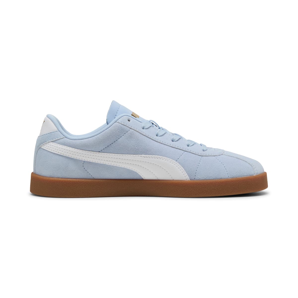 PUMA Club II Suede unisex sneakers, Wit/Goud, Maat 37,5 thumbnail 3