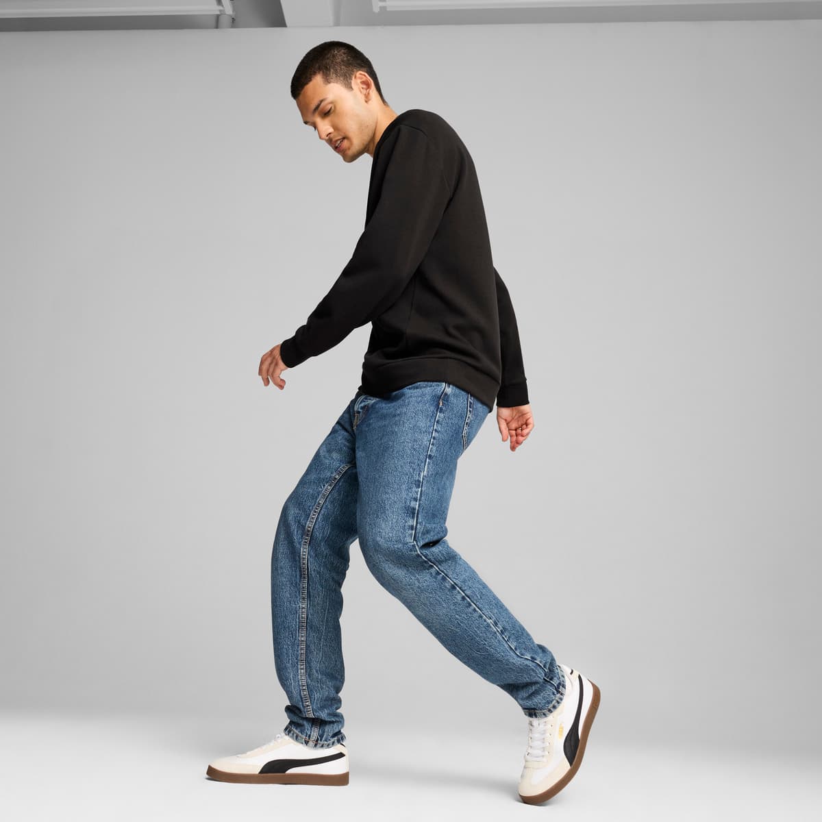 PUMA Club II Era unisex sneakers, Zwart/Grijs/Wit, Maat 48 thumbnail 7