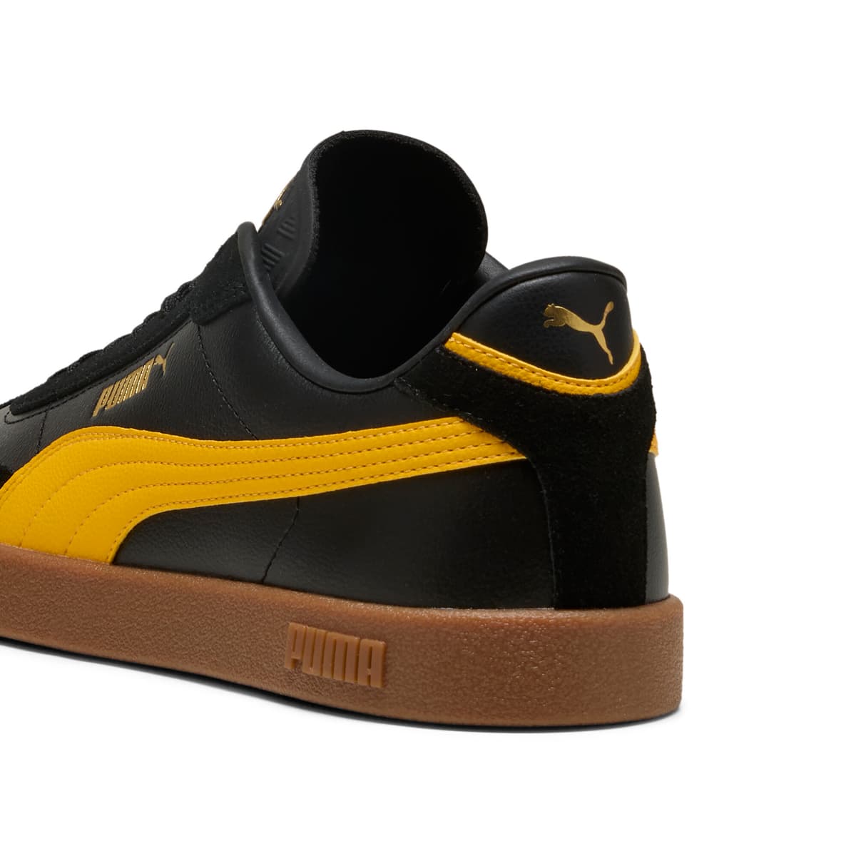 PUMA Club II Era unisex sneakers, Zwart/Geel, Maat 35,5 thumbnail 5