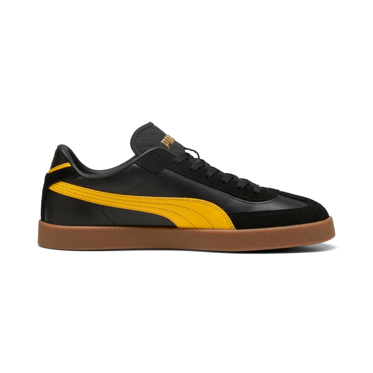 PUMA Club II Era unisex sneakers, Zwart/Geel, Maat 35,5 thumbnail 3