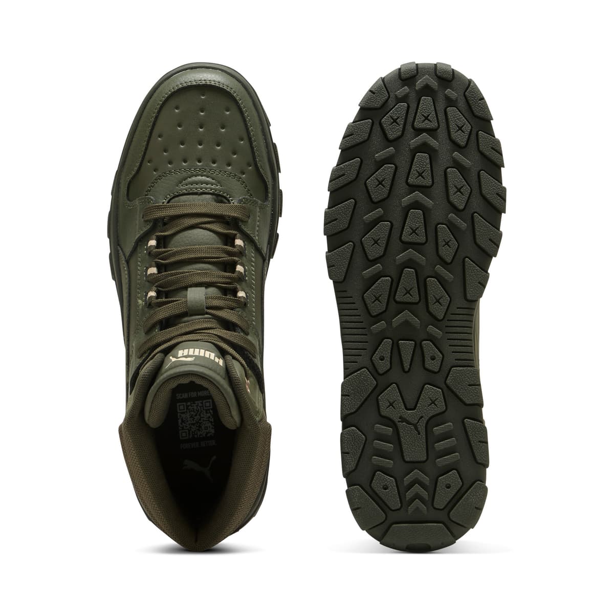 PUMA Rebound Abrupt unisex sneakers, Wit, Maat 39 thumbnail 4