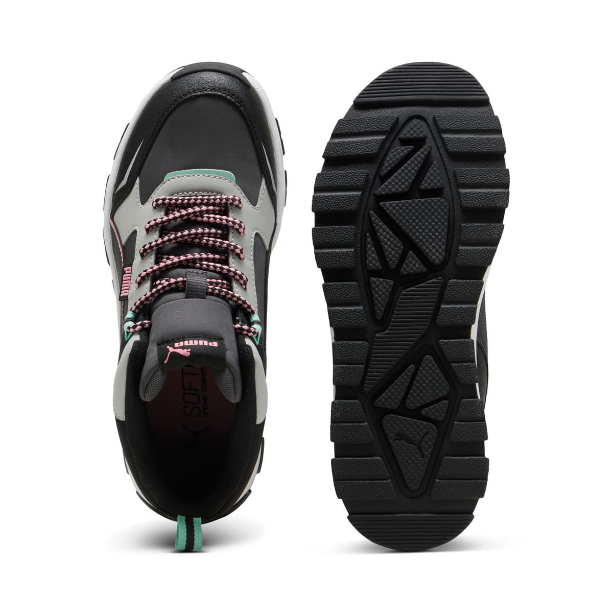 PUMA Evolve Trail sneakers, Roze/Zwart/Grijs, Maat 37 thumbnail 4