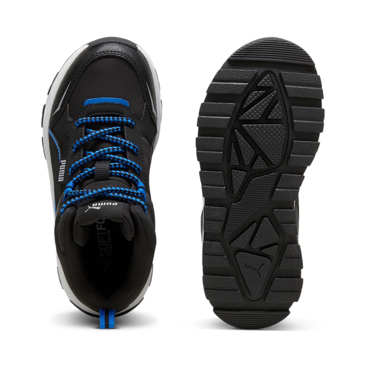 PUMA Evolve Trail sneakers, Blauw/Zwart, Maat 31 thumbnail 4