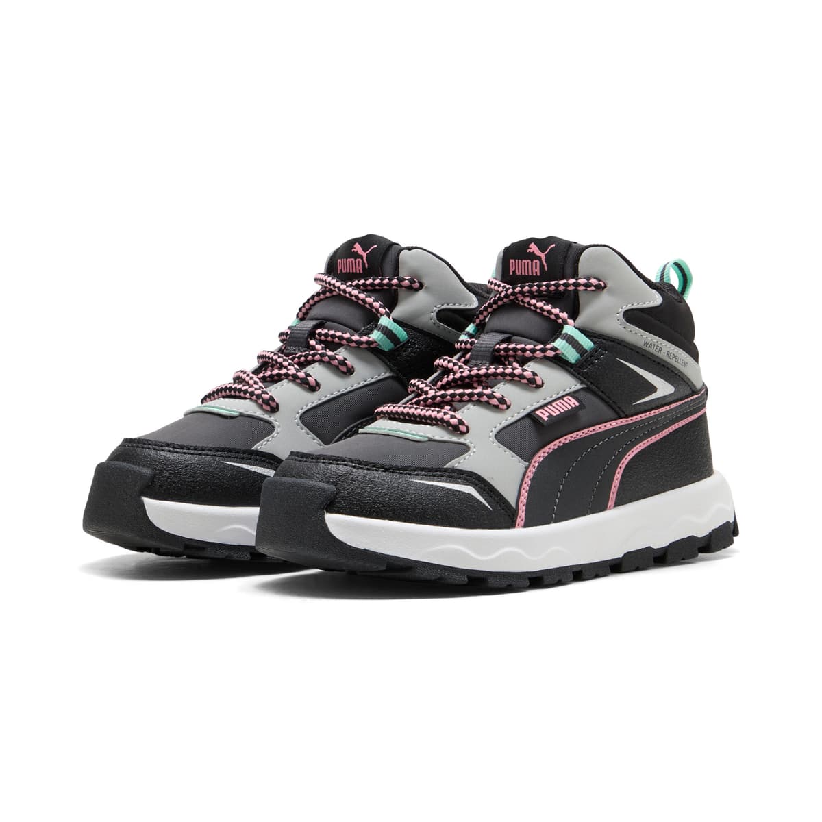 PUMA Evolve Trail sneakers, Roze/Zwart/Grijs, Maat 32,5 thumbnail 6