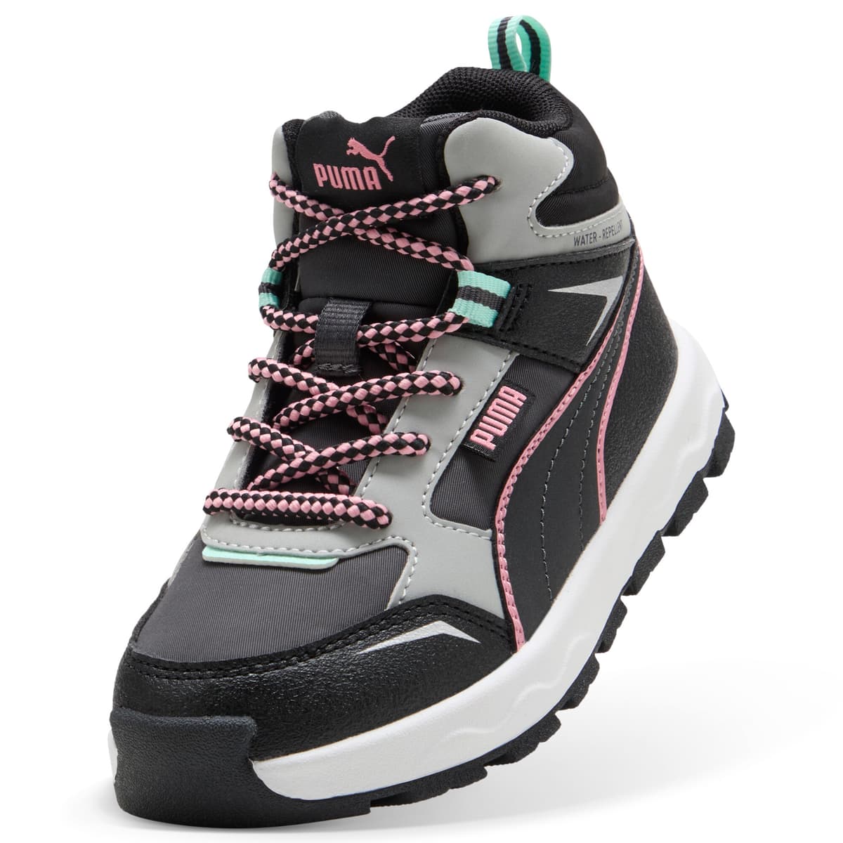 PUMA Evolve Trail sneakers, Roze/Zwart/Grijs, Maat 32,5 thumbnail 2