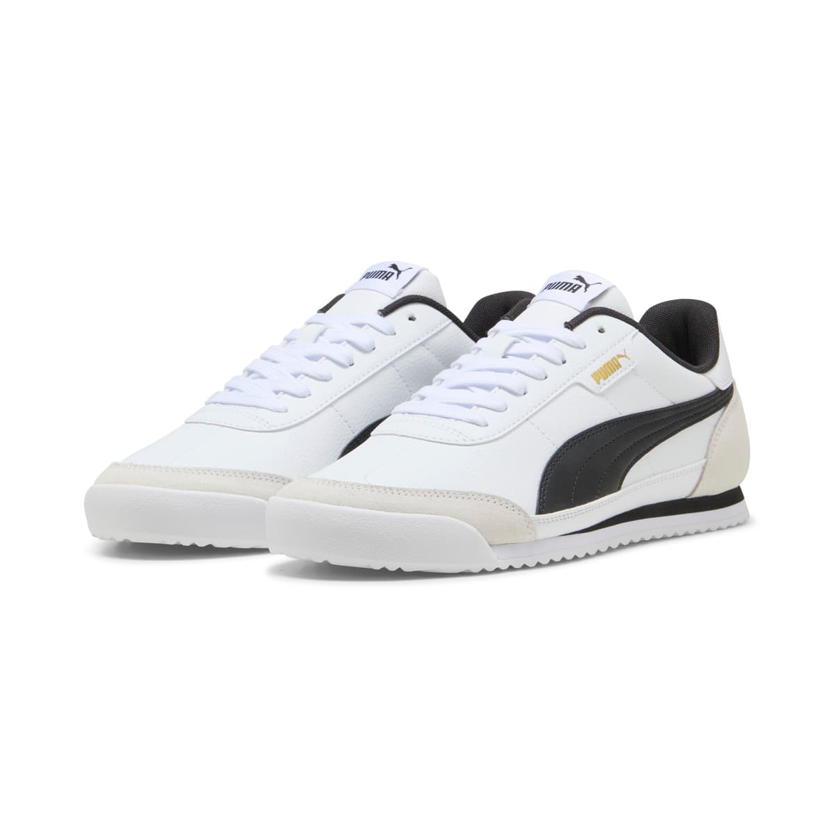 PUMA Turino II OG uniseks sneakers, Zwart/Grijs/Wit, Maat 38,5 thumbnail 6