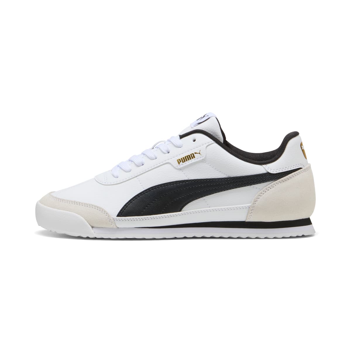 PUMA Turino II OG uniseks sneakers, Zwart/Grijs/Wit, Maat 38,5