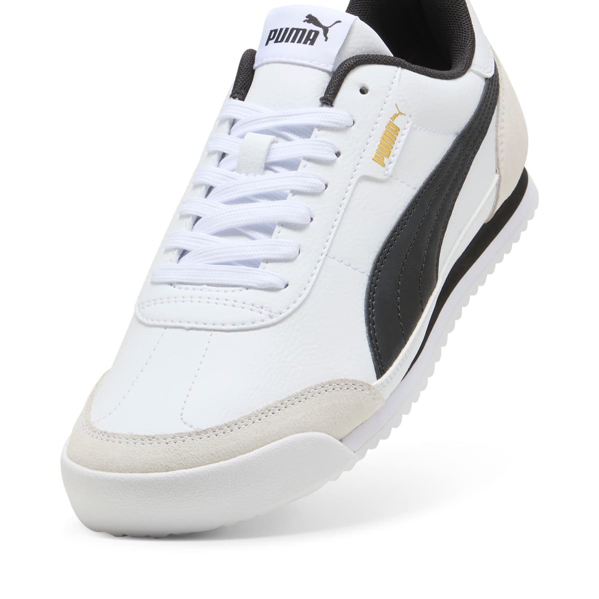 PUMA Turino II OG uniseks sneakers, Zwart/Grijs/Wit, Maat 38,5 thumbnail 2