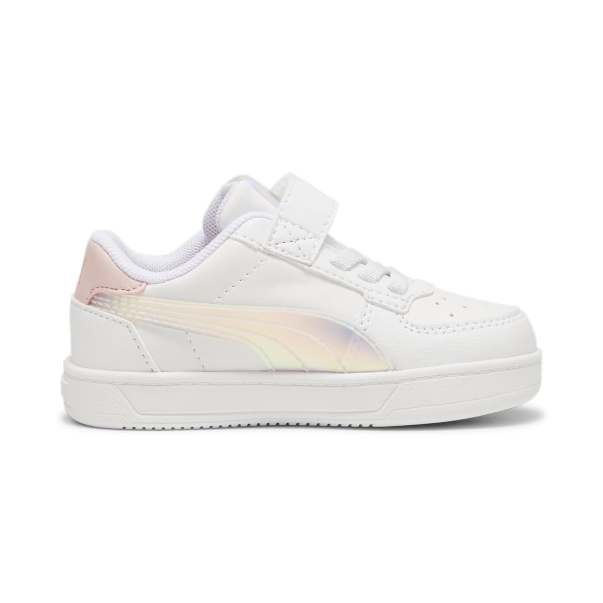 PUMA Caven 2.0 Holo sneakers voor Dames, Wit/Zilver, Maat 24 thumbnail 3
