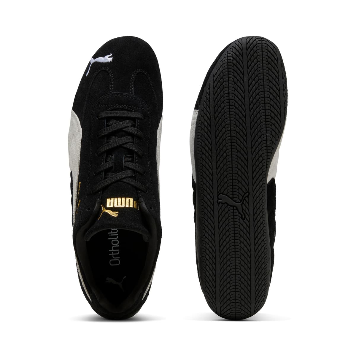 PUMA Speedcat OG uniseks sneakers, Zwart/Wit, Maat 48 thumbnail 5