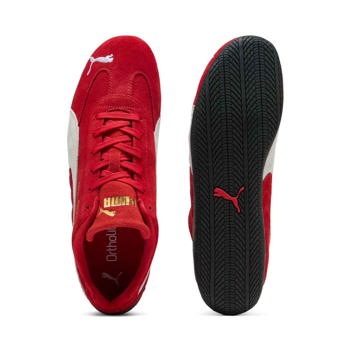 PUMA Speedcat OG uniseks sneakers, Rood/Wit, Maat 47 thumbnail 5