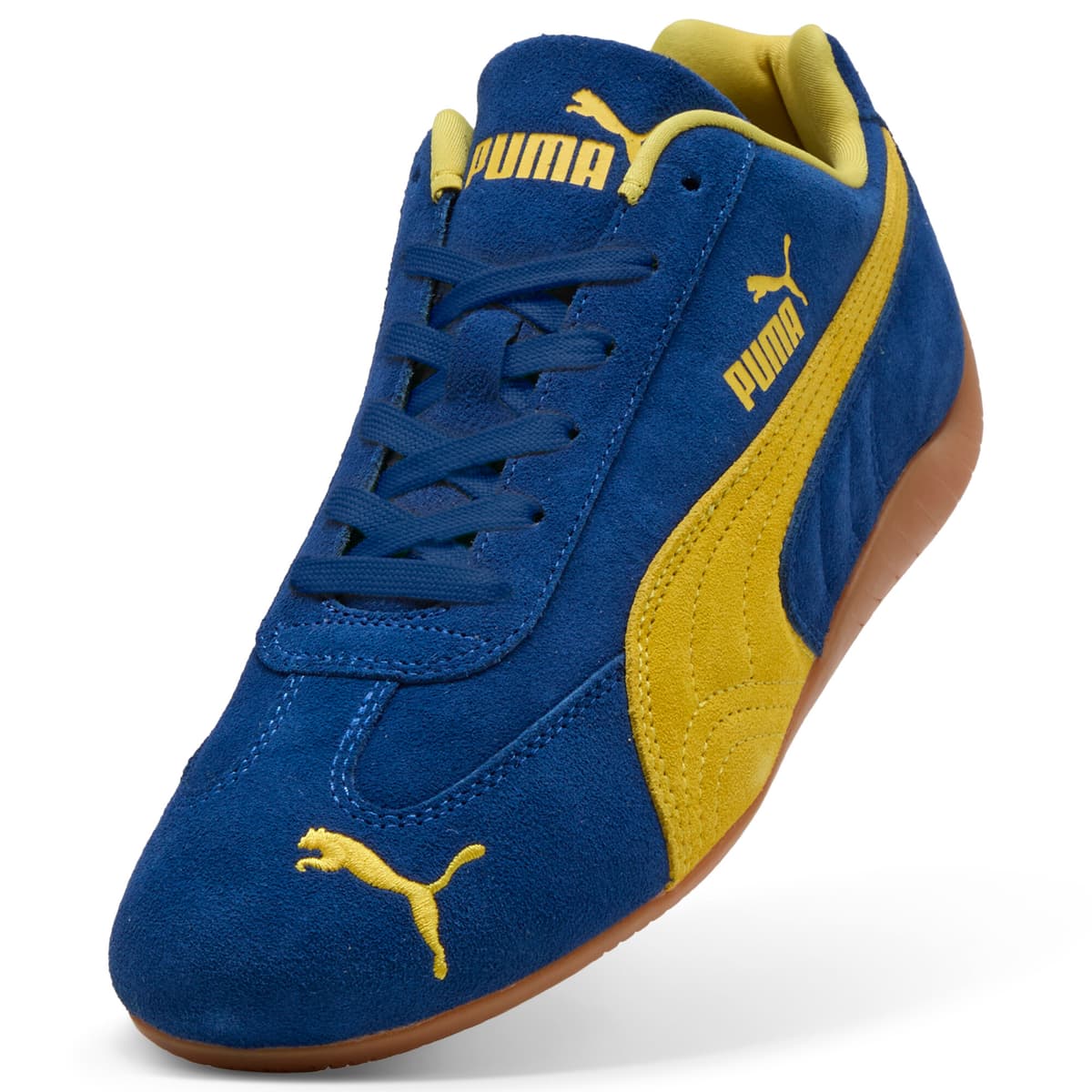 PUMA Speedcat OG uniseks sneakers, Blauw/Geel, Maat 41 thumbnail 2