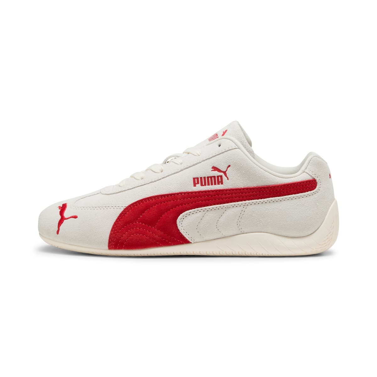 PUMA Speedcat OG uniseks sneakers, Grijs/Rood, Maat 39