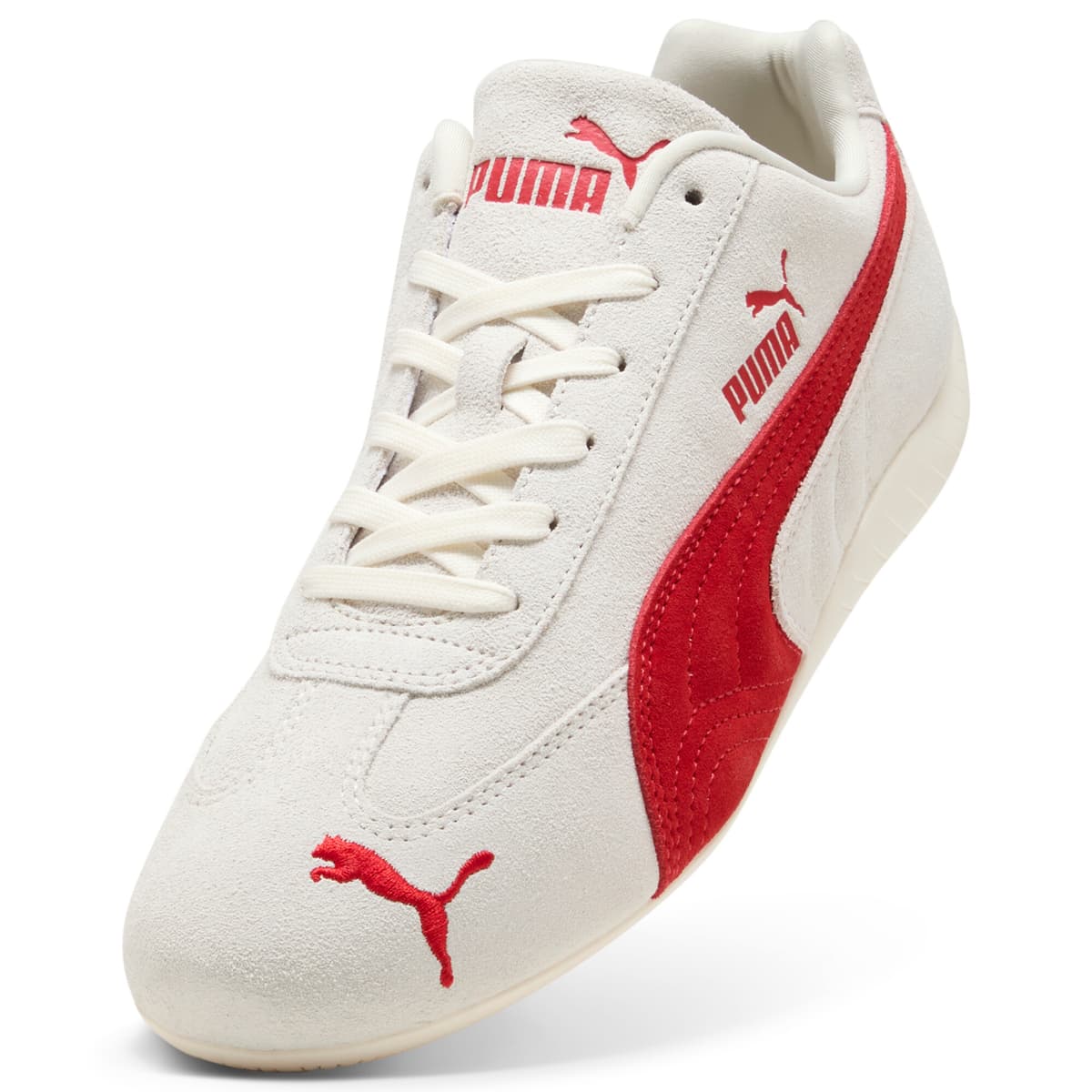 PUMA Speedcat OG uniseks sneakers, Grijs/Rood, Maat 39 thumbnail 2