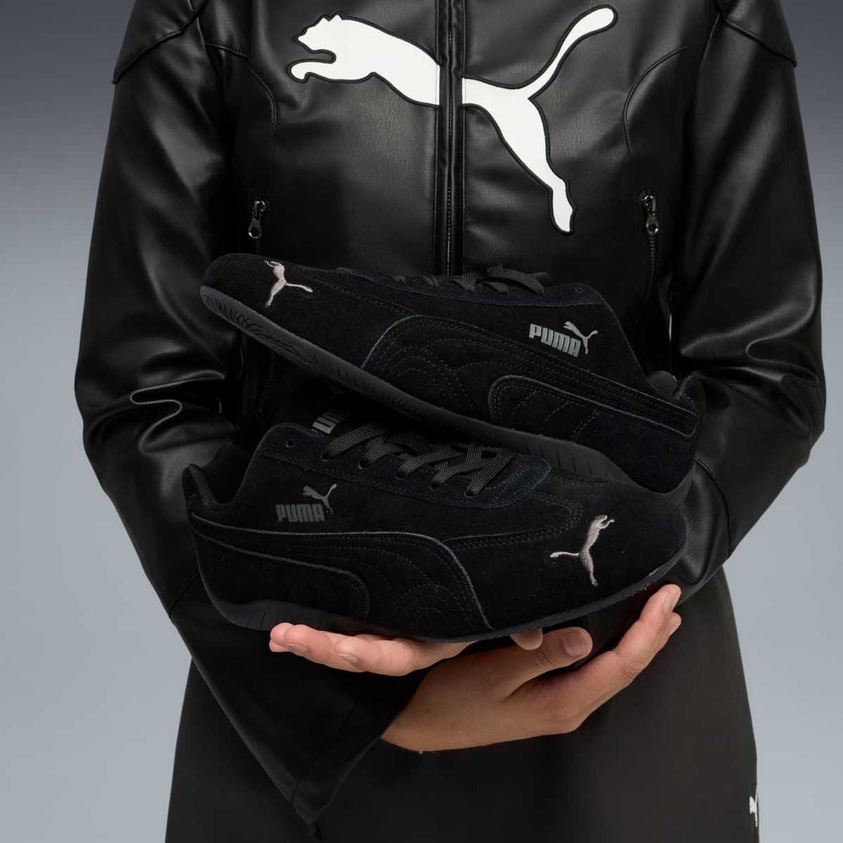 PUMA Speedcat OG uniseks sneakers, Zwart/Grijs, Maat 47 thumbnail 8