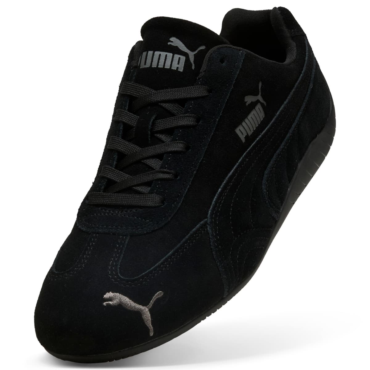 PUMA Speedcat OG uniseks sneakers, Zwart/Grijs, Maat 47 thumbnail 2