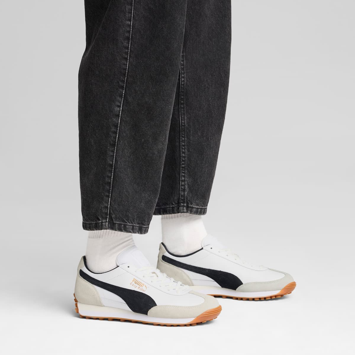 PUMA Easy Rider Mix sneakers unisex, Zwart/Wit, Maat 43 thumbnail 8