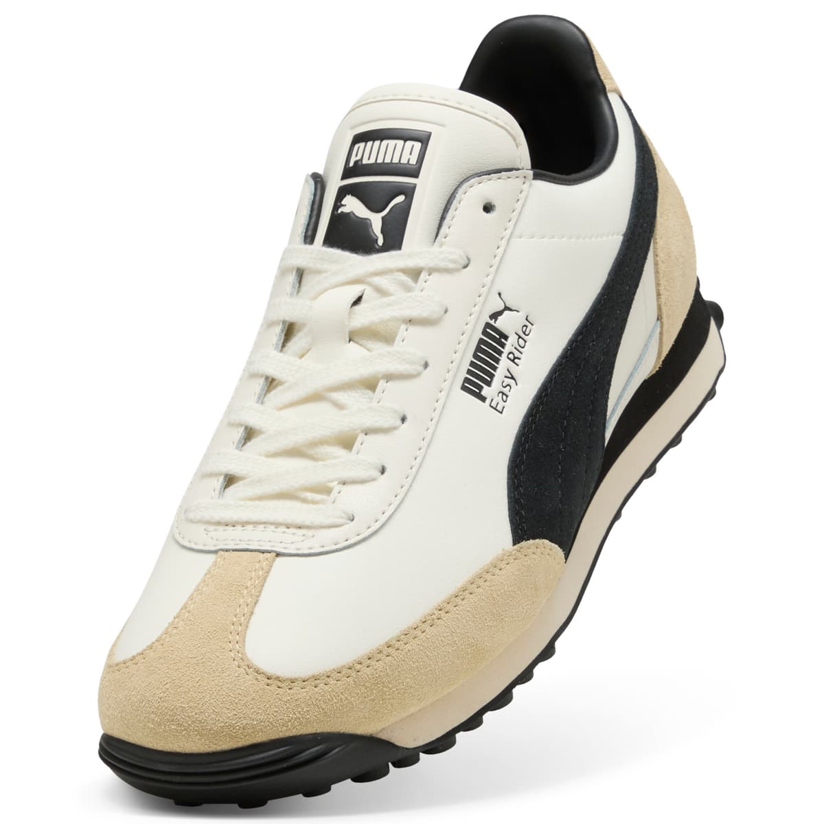 PUMA Easy Rider Mix sneakers unisex, Zwart/Wit, Maat 44,5 thumbnail 2