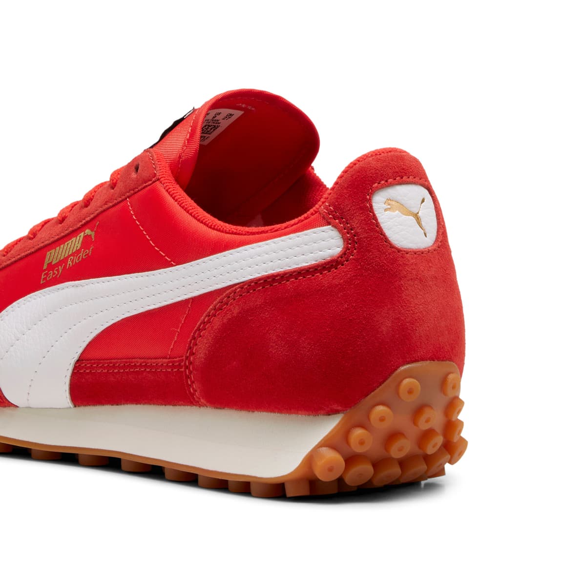PUMA Easy Rider Vintage uniseks sneakers, Rood/Wit, Maat 36 thumbnail 5