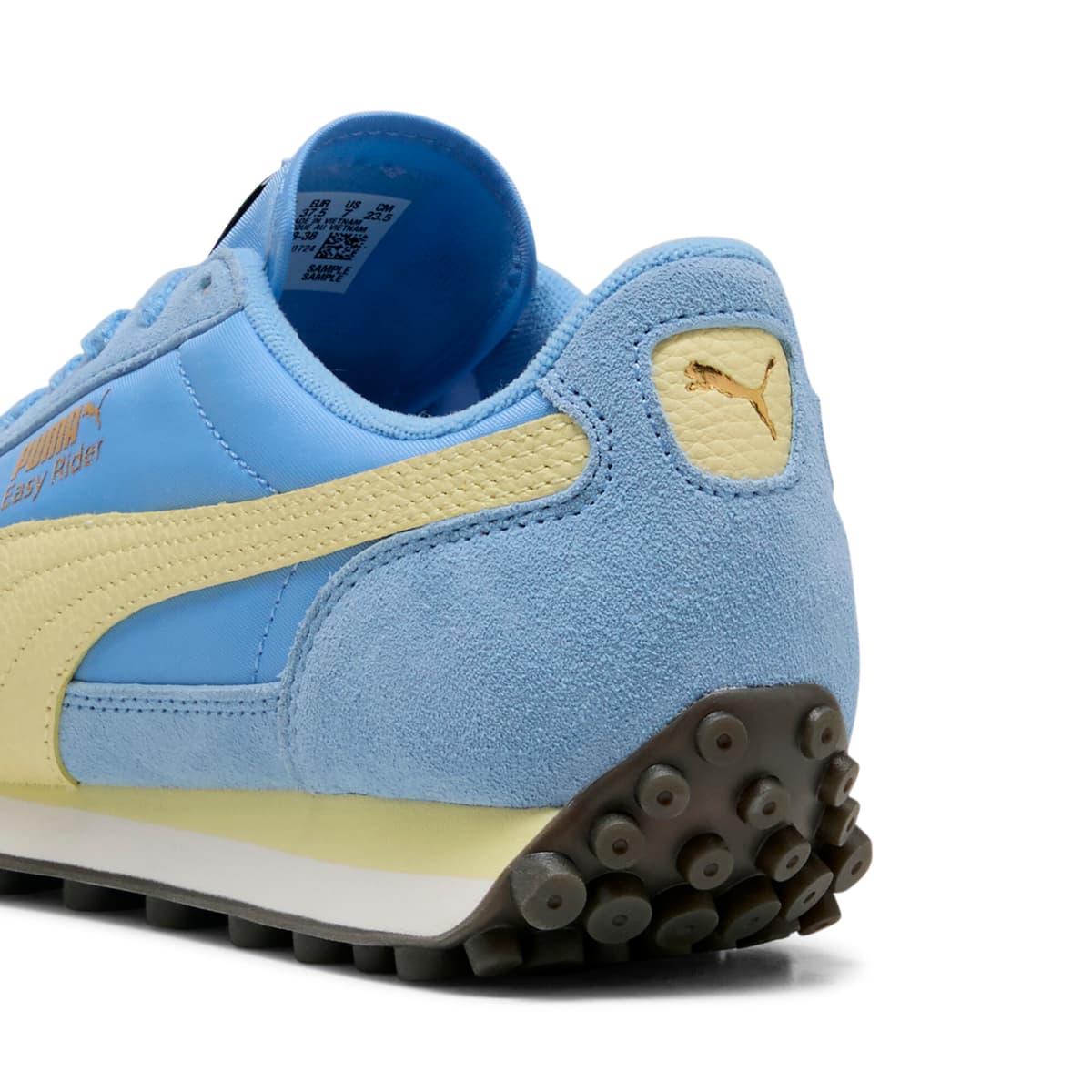 PUMA Easy Rider Vintage uniseks sneakers, Blauw/Goud, Maat 35,5 thumbnail 5