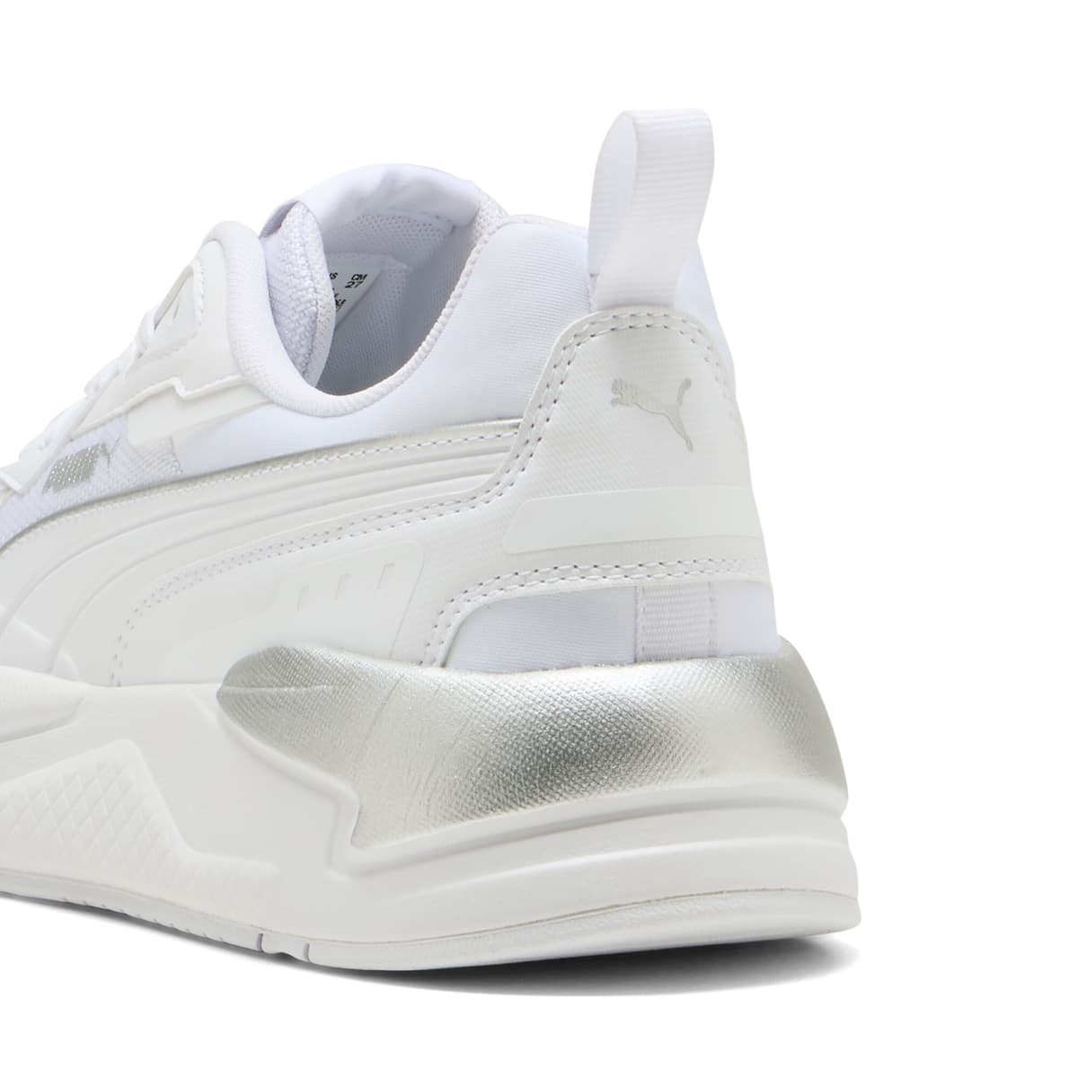 PUMA X-Ray 3 sneakers uniseks, Wit/Zilver, Maat 36 thumbnail 5