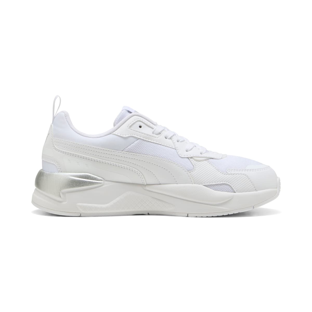 PUMA X-Ray 3 sneakers uniseks, Wit/Zilver, Maat 36 thumbnail 3