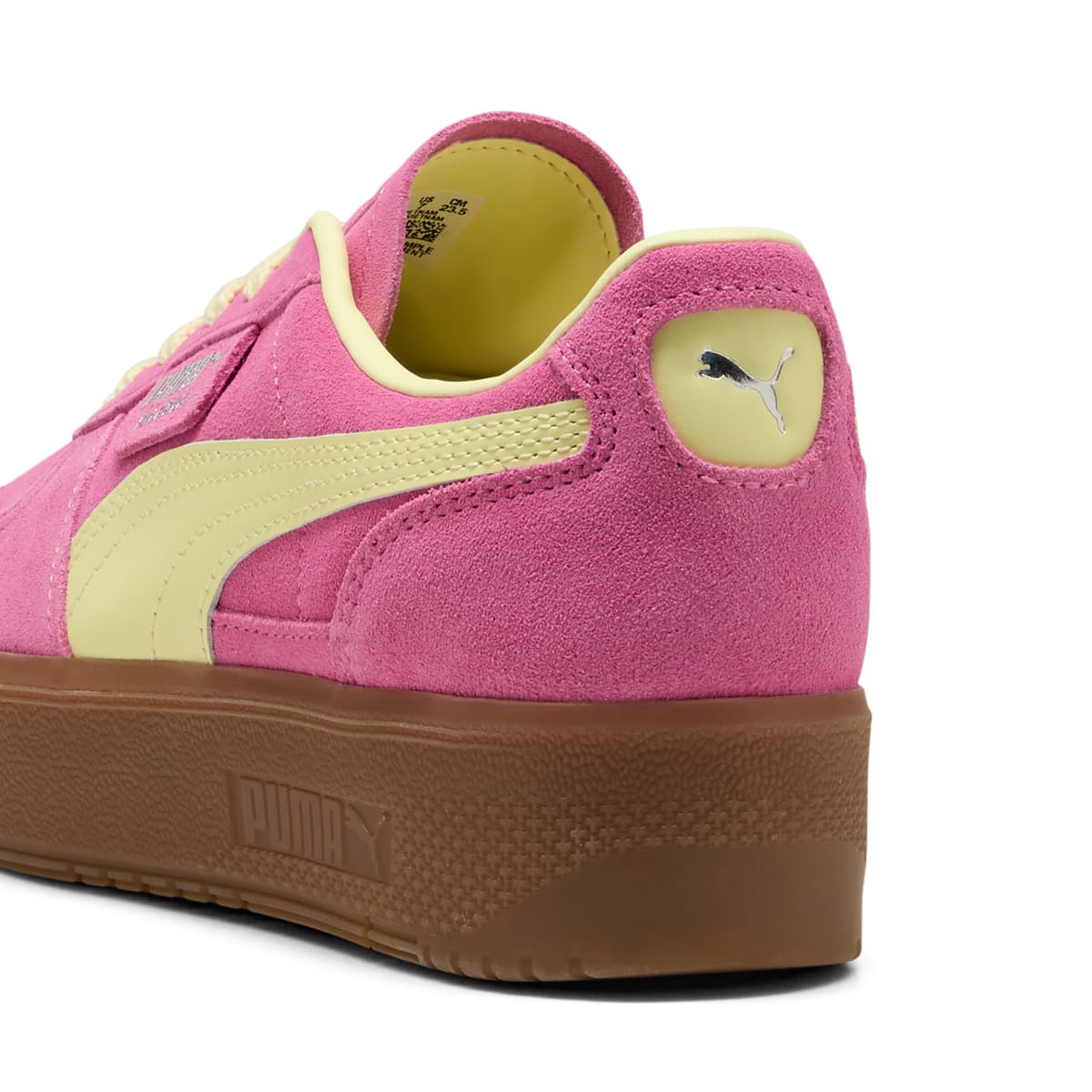 PUMA Palermo Elevata sneakers voor Dames, Roze/Goud, Maat 42 thumbnail 5