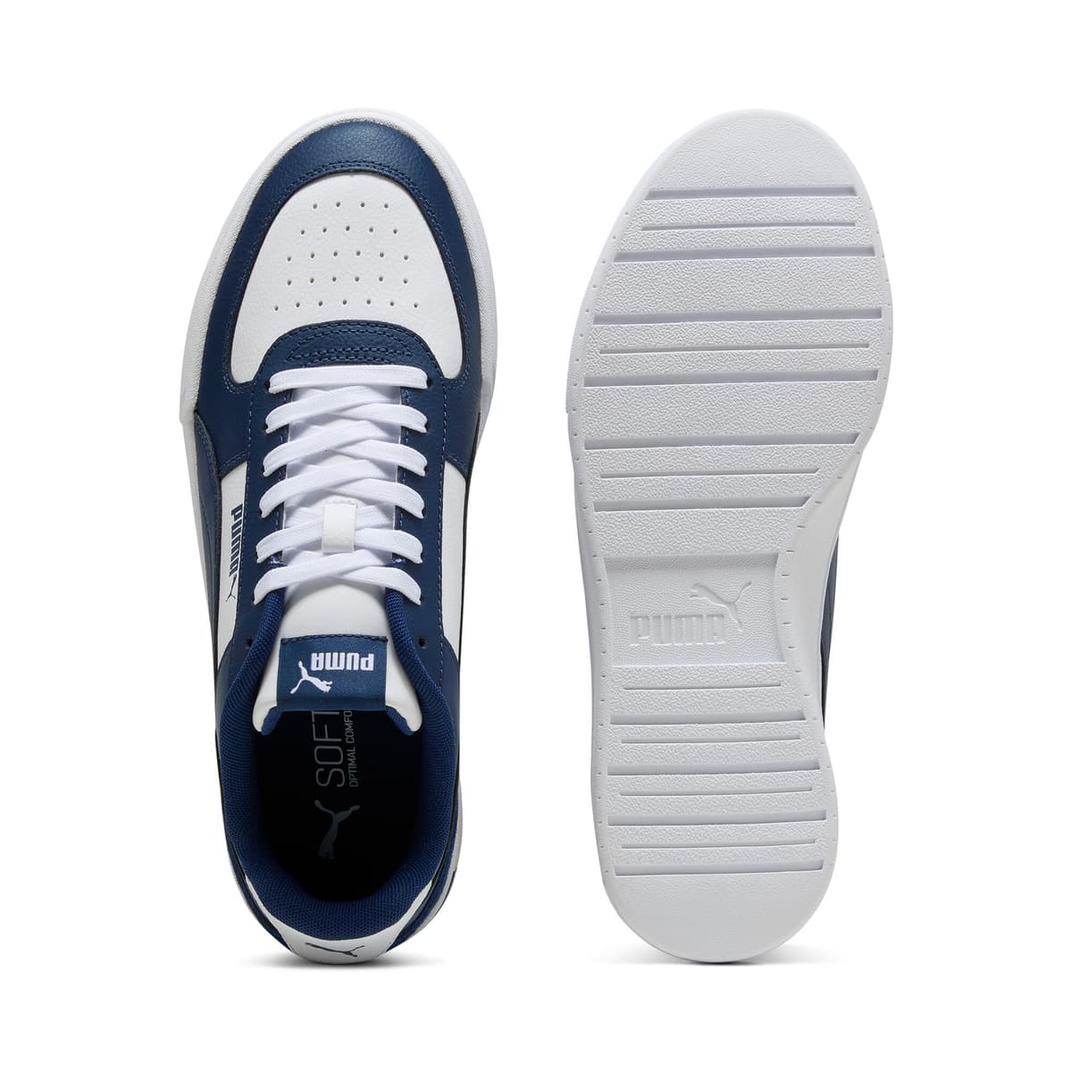 PUMA Caven Mix sneakers, Blauw/Wit, Maat 44,5 thumbnail 4