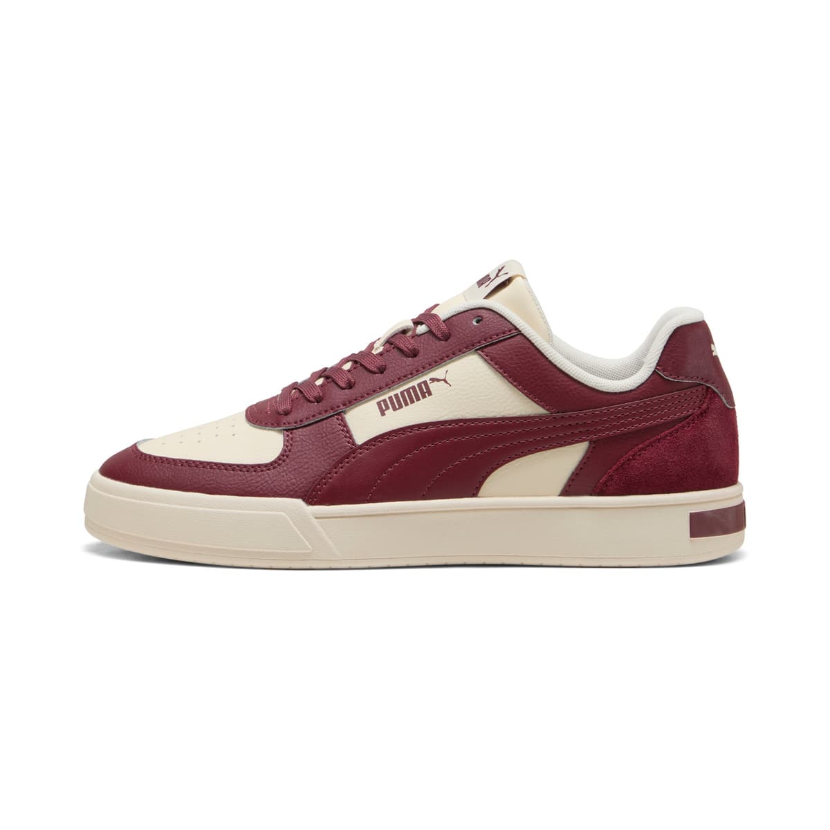 PUMA Caven Mix sneakers, Rood/Bruin, Maat 43