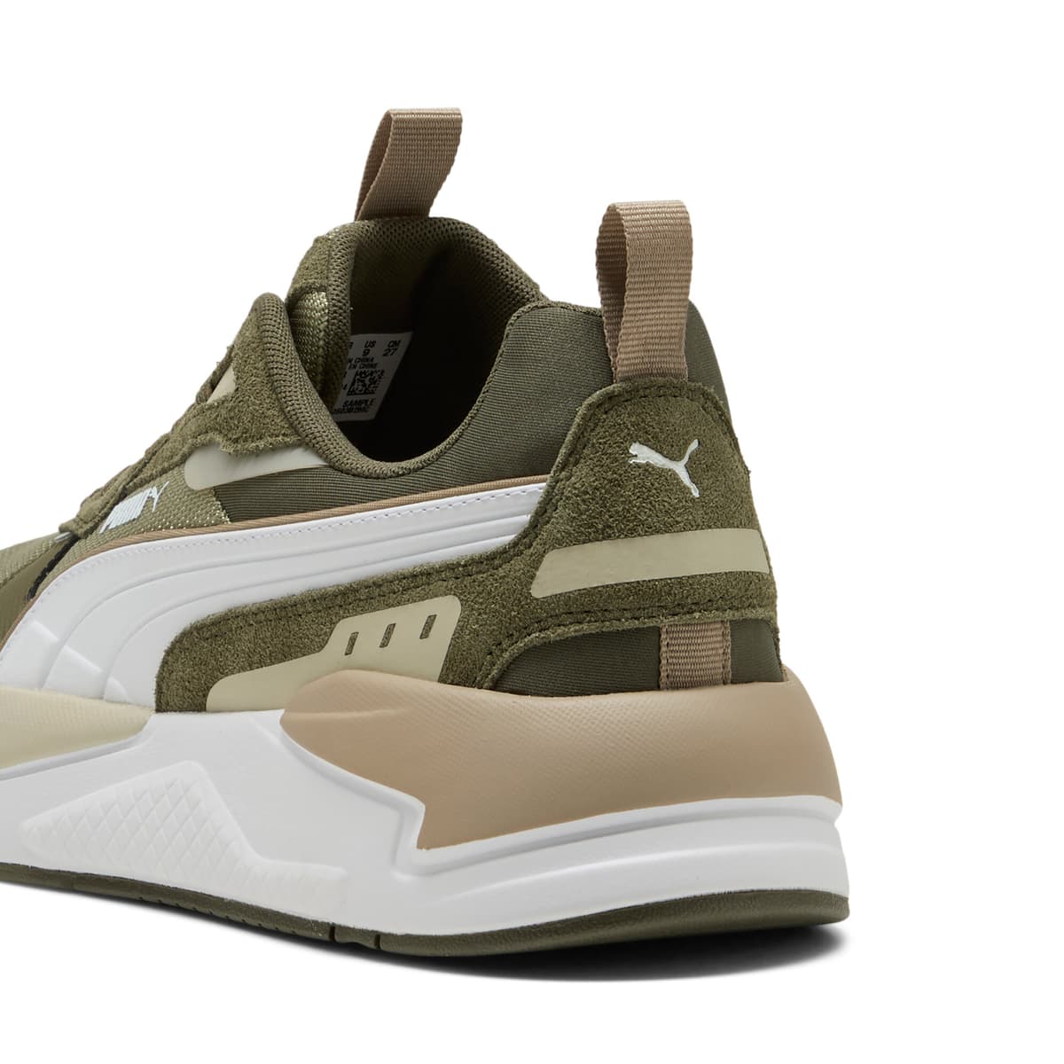 PUMA X-Ray 3 SD uniseks sneakers, Groen/Wit, Maat 43 thumbnail 5