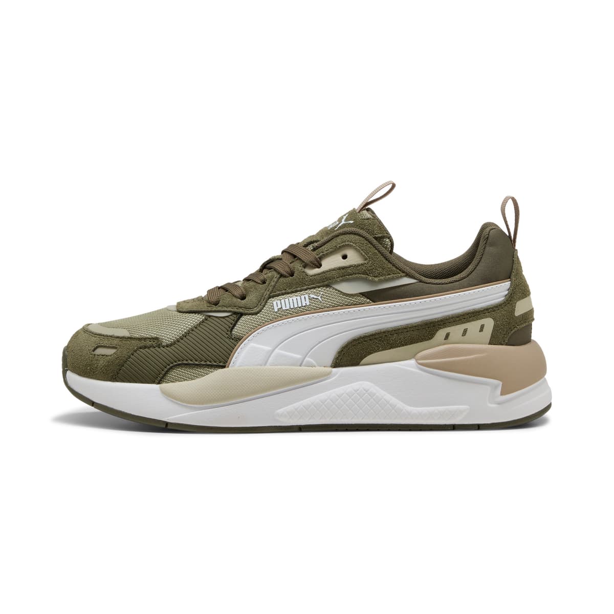 PUMA X-Ray 3 SD uniseks sneakers, Groen/Wit, Maat 43