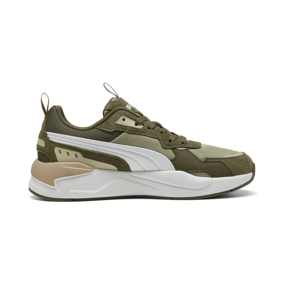 PUMA X-Ray 3 SD uniseks sneakers, Groen/Wit, Maat 43 thumbnail 3