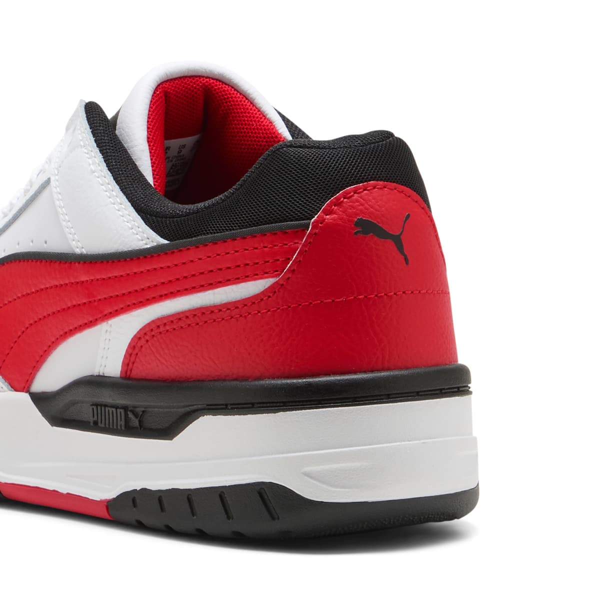 PUMA Rebound Retro sneakers unisex, Zwart/Rood/Wit, Maat 44,5 thumbnail 5