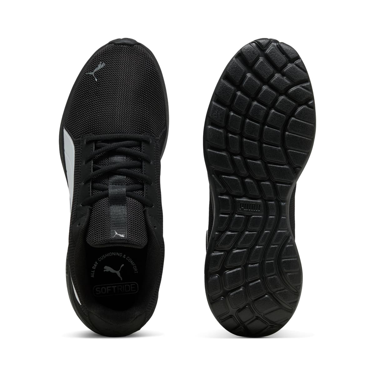 PUMA SOFTRIDE Cosmic uniseks sneakers, Zwart/Wit, Maat 44 thumbnail 4