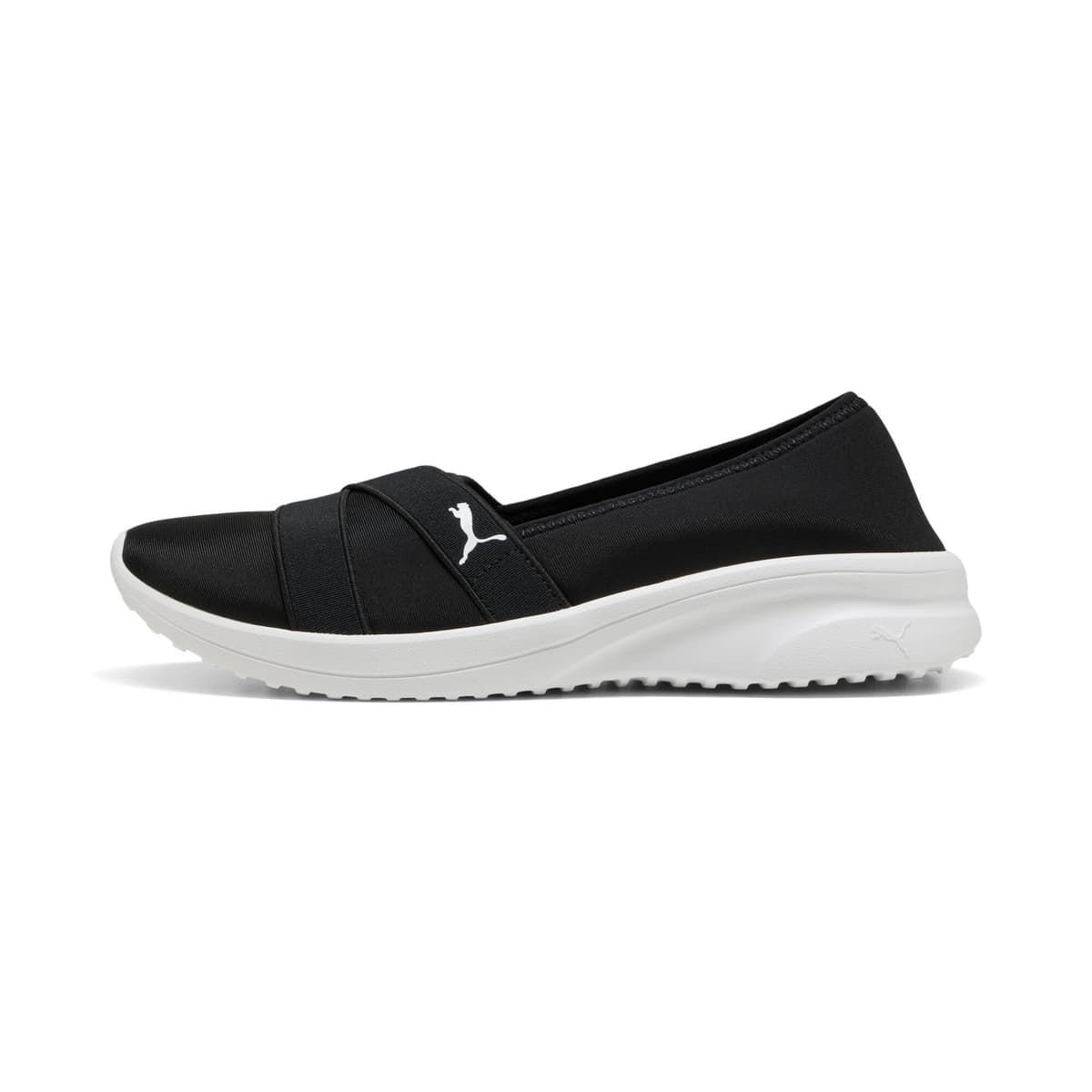 PUMA Adelina 2 sneakers voor Dames, Zwart/Wit, Maat 42,5