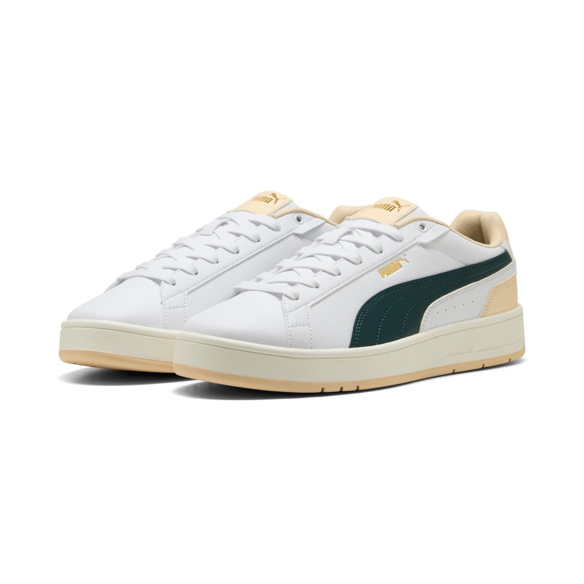 PUMA Court Classico sneakers unisex, Groen/Wit, Maat 41 thumbnail 6